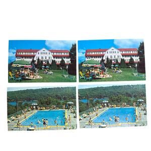 Vintage Hotel Monte Carlo Postcard Lot Walton Lake Monroe New York Dexter Photo